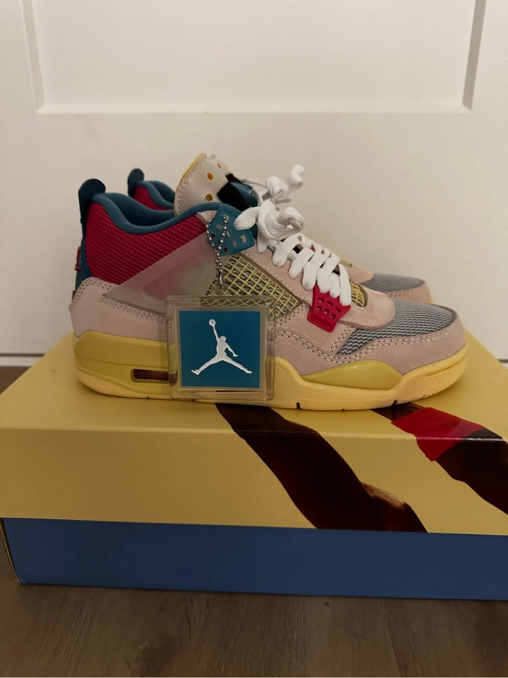 Jordan 4 Union Guava Ice. Size 6.5. Brand new with box.